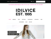 Tablet Screenshot of idilvice.com